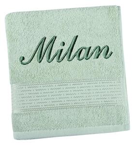 BELLATEX Froté ručník proužek s výšivkou jména Mintová 50x100 cm