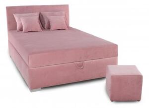 Čalouněná postel DARA 200x120, růžová (AN 5965)