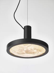 Brokis Luxusní závěsné svítidlo Convex small, PC1351 Barva skla: triplex opál BROKISGLASS (CGC2676), LED zdroj: DIM, 24V, LED, 43W, 2700K, 4630lm, RA90+, Povrchová úprava skla: lesklý povrch (lícová strana) (CGSU2736)