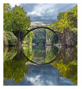 Fototapeta - Krajina s obloukovým mostem 225x250 + zdarma lepidlo