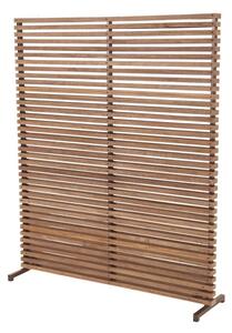 Dřevěná/kovová balkonová zástěna v přírodní barvě 153x185 cm - Hartman