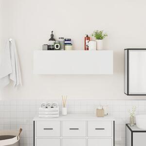 Koupelnová nástěnná skříňka bílá 100x25x30 cm kompozitní dřevo