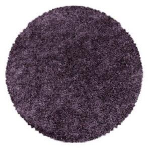 Hans Home | Kusový koberec Sydney Shaggy 3000 violett kruh - 120x120 (průměr) kruh