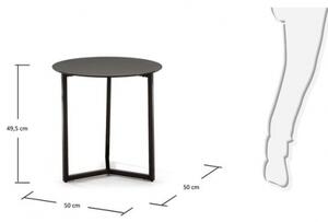 RAEAM příruční stolek černá