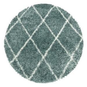 Hans Home | Kusový koberec Alvor Shaggy 3401 blue kruh - 200x200 (průměr) kruh