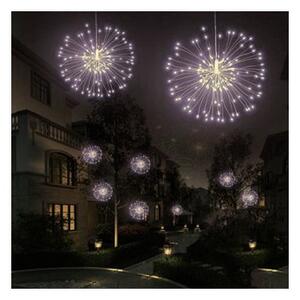 LED Hvězda Supernova - 30cm, 100LED, 8 funkcí, IP44, studená bílá
