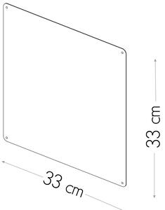 SGARAVATTI TREND S.R.L. Magnetická tabule 33x33 cm, bílá