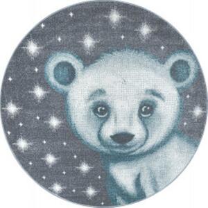 Hans Home | Dětský kusový koberec Bambi 810 blue kruh