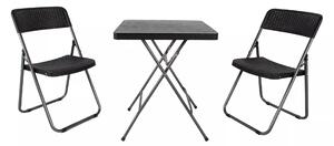 Linder Exclusiv Zahradní sestava BISTRO SET Černý