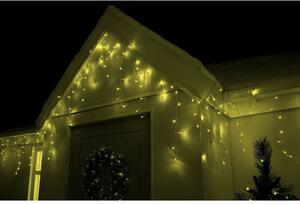LED krápníky - 10,5m, 200LED, 8-funkcí, IP44, teplá bílá