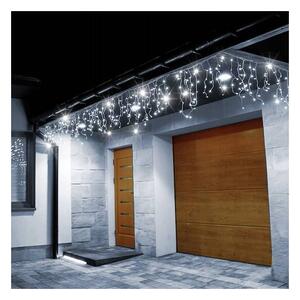 LED krápníky - 14,5m, 300LED, IP44, studená bílá + záblesky
