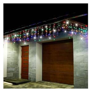 LED krápníky - 14,5m, 300LED, IP44, multicolor + záblesky