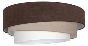 Stropní Lampa Duolla, Trio, Hnědá / Rezavá, Kuchyně, Tkanina / Textil, Young lifestyle