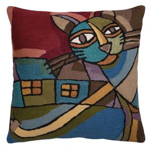 Povlak ART WOOL cat multi 45 x 45 cm