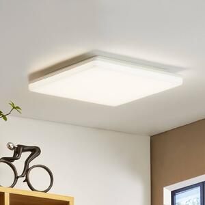 PRIOS Prios Artin LED stropní světlo, hranaté, 33 cm, Bílá / opál, Koupelna, Plast, Moderní