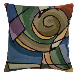 Povlak ART WOOL spirals multi 45 x 45 cm