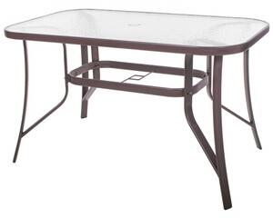 Zahradní stůl 120x70 cm SPRINGOS TOSCANA GF0076 hnědý