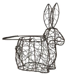Kovový koš / květináč "Zajíček" - 20 cm