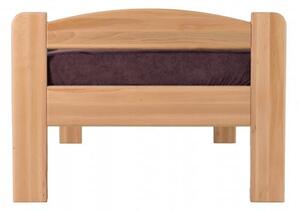 Dřevěná vyvýšená postel se zábranou LIBOR buk, 200x90