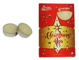 Čajová svíčka CHRISTMAS STAR GOLD - 6ks