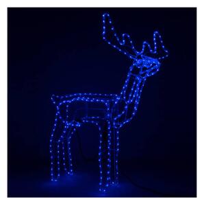 LED Sob s pohyblivou hlavou - 115cm, 288LED, IP44, motorek, modrá