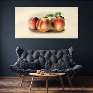 Obraz na plátně Obraz na plátně Broskvové ovocné listy
