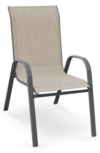 Zahradní židle Mosler, šedá
