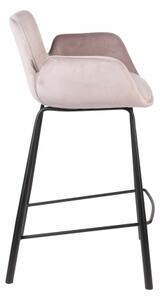 ZUIVER BRIT pultová židle růžová