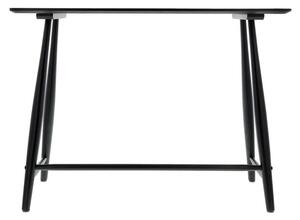 Černý konzolový stolek z dubového dřeva 100x44.5 cm Bast - Villa Collection