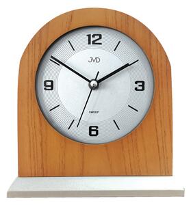 JVD Dřevěné retro netikající tiché stolní retro hodiny JVD HS24012/11