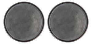 Černé dezertní talíře v sadě 2 ks ø 20.8 cm Fjord - Villa Collection