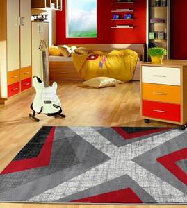 Vopi | Kusový koberec Warner 1180A red - 60 x 110 cm