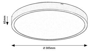 Rabalux 71426 - LED Koupelnové stropní svítidlo ALENZO LED/18W/230V IP44 bílá