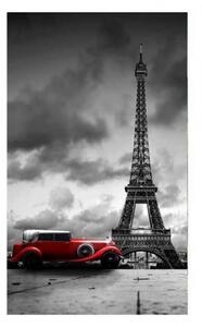 Fototapeta - Retro auto v Paříží 375x250 + zdarma lepidlo