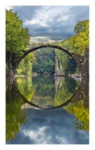 Fototapeta - Krajina s obloukovým mostem 375x250 + zdarma lepidlo