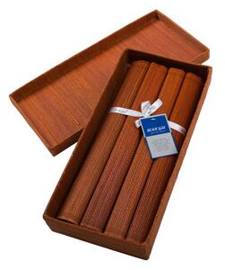 Prostírání GRASS box 4 ks rezavá prostírání cca 30 x 45 cm