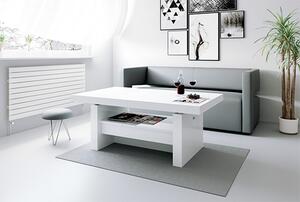 Konferenční stolek AMALFI (bílý lesk)