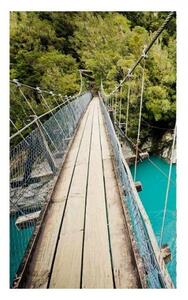 Fototapeta - Dřevěný most přes řeku 225x250 + zdarma lepidlo