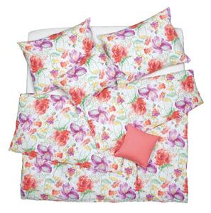 Povlečení KLASIK DESIGN bloom červenofialová 140 x 200/70 x 90 cm