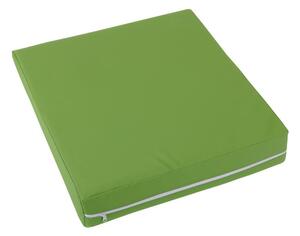 BELLATEX Sedák nepromokavý zelená 40x40x10 cm - potah na zip
