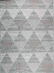 Vopi | Kusový koberec Flat 21132 ivory/silver/mint - 140 x 200 cm