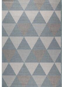 Vopi | Kusový koberec Flat 21132-ivory/silver/light blue - 80 x 150 cm