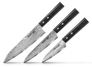 Sada kuchyňských nožů Samura Damascus 67, SD67-0220, (98 mm, 150 mm, 208 mm)