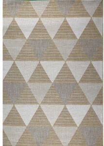 Vopi | Kusový koberec Flat 21132-ivory/silver/gold - 160 x 230 cm