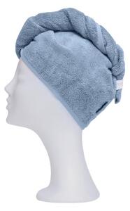 Modalový turban MODAL SOFT šedomodrá turban 70 cm