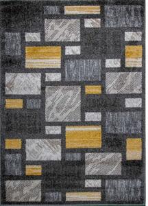 Vopi | Kusový koberec Walton 5796A šedo-žlutý - 160 x 230 cm