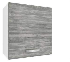 Kuchyňská skříňka Belini horní 60 cm šedý antracit Glamour Wood TOR SG60/1/WT/GW1/0/U