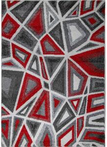 Vopi | Kusový koberec Walton 5797A bílo-červený - 120 x 170 cm