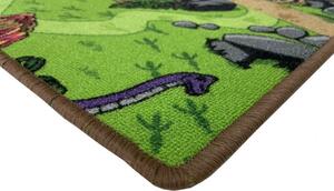 Vopi | Dětský koberec Dino - 1 m2 DINO bez obšití