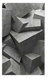 Fototapeta - 3D betonové kvádry 375x250 + zdarma lepidlo